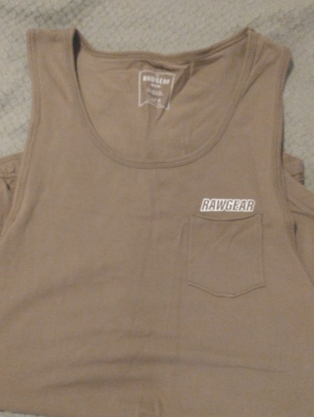 RawgearTan Tank Top